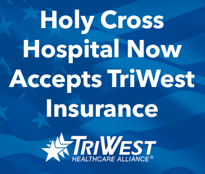 Holy Cross Hospital announces acceptance of TriWest Insurance, supporting veterans at the Taos Veterans Lunch.